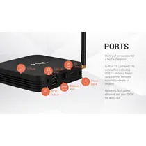 TX6 4GB/32GB, ANDROID 9.0, WIFI, LED DIGITAL, ALLWINNER H6, DUAL WIFI USB 3.0