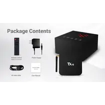 TX6 4GB/32GB, ANDROID 9.0, WIFI, LED DIGITAL, ALLWINNER H6, DUAL WIFI USB 3.0