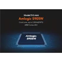 TANIX TX3 MINI 2GB/16GB, 4-ЯДРЕН AMLOGIC S905W, ANDROID 8.1, 4K, DUAL WIFI