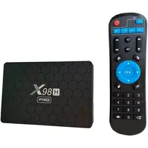 X98H PRO 4/64 GB, 8K, ANDROID 12, DUAL WIFI, GIGABIT LAN, BLUETOOTH 5