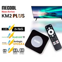 MECOOL KM2 PLUS DOLBY, ANDROID TV 11, DUAL WIFI, GOOGLE AND NETFLIX 4K CERTIFICATED