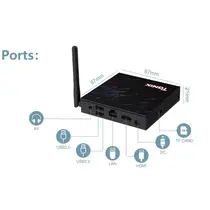 TANIX TX68 2/16GB, ANDROID 12, DUAL WIFI, BLUETOOTH 5.0 AV1 HDMI 2.0