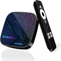 HAKO PRO, 4/64GB, ANDROID TV 11, DUAL WIFI, NETFLIX AND GOOGLE CERTIFICATED