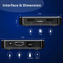 X98Q 2/16 GB, AMLOGIC S905W2, ANDROID 11, 5G DUAL WIFI,  AV1 4K 60FPS