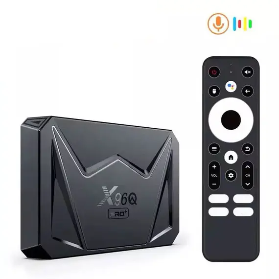 X96Q PRO PLUS 4/32 GB, ANDROID 14, ALLWINNER H728, GIGABIT LAN, WIFI 6, BLUETOOTH