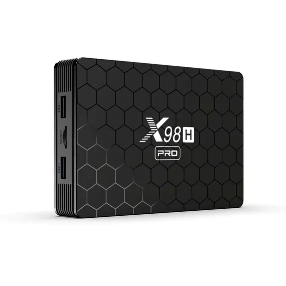 X98H PRO 4/32 GB, 8K, ANDROID 12, DUAL WIFI, GIGABIT LAN, BLUETOOTH 5