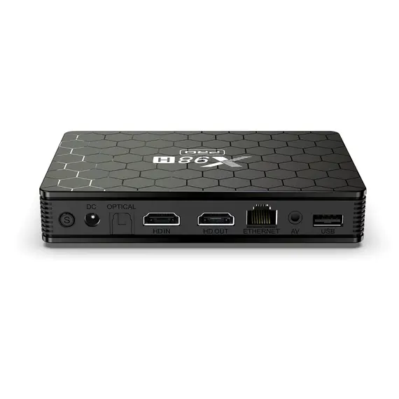 X98H PRO 4/32 GB, 8K, ANDROID 12, DUAL WIFI, GIGABIT LAN, BLUETOOTH 5