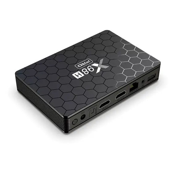 X98H PRO 4/32 GB, 8K, ANDROID 12, DUAL WIFI, GIGABIT LAN, BLUETOOTH 5
