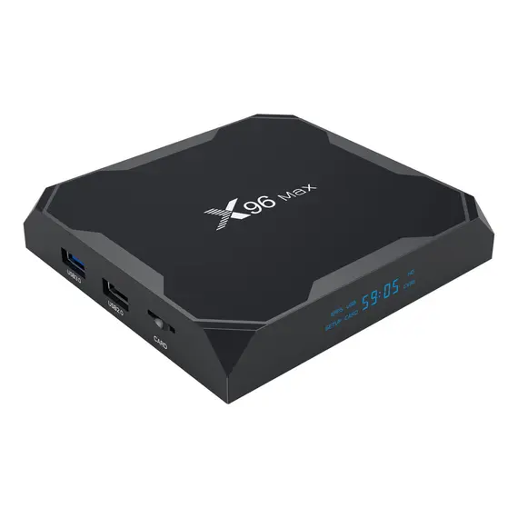 X96 MAX 4/32 GB, 4K60P, LAN 1GB, DUAL BAND WIFI, BT 4.2, USB 3.0