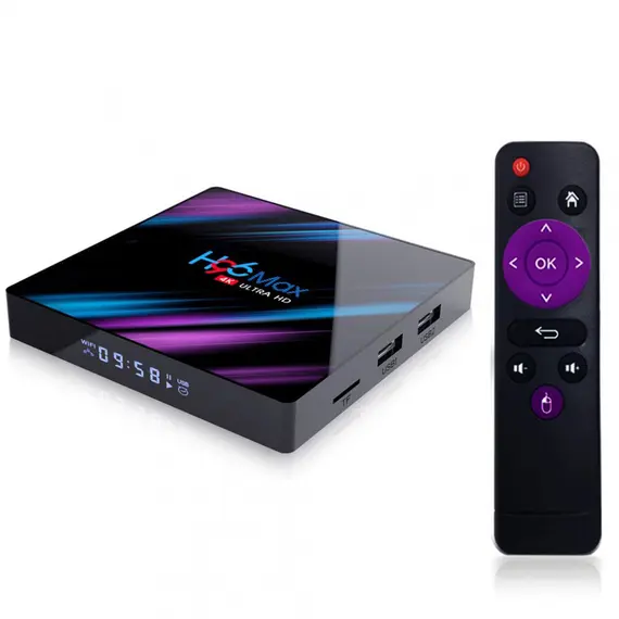 H96 MAX 4GB/64GB, DUAL WIFI, LED DIGITAL, LAN, USB 3.0