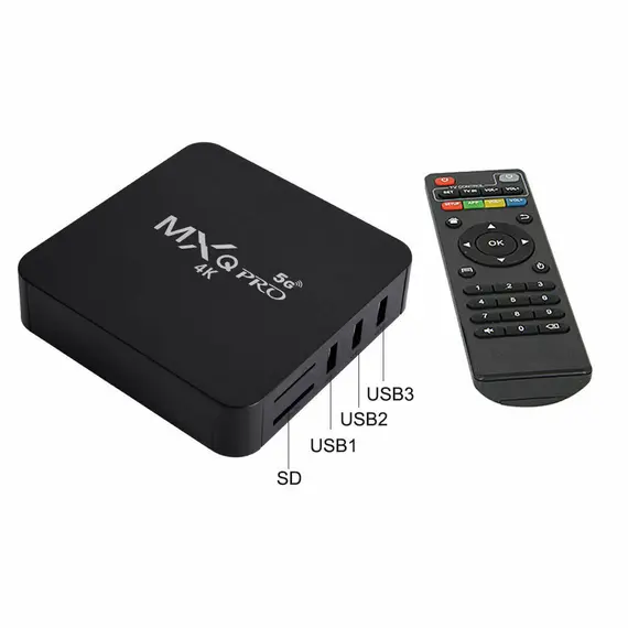 MXQ PRO 5G 4-ЯДРЕН DUAL WIFI, ANDROID 10, 4K (UPGRADING)