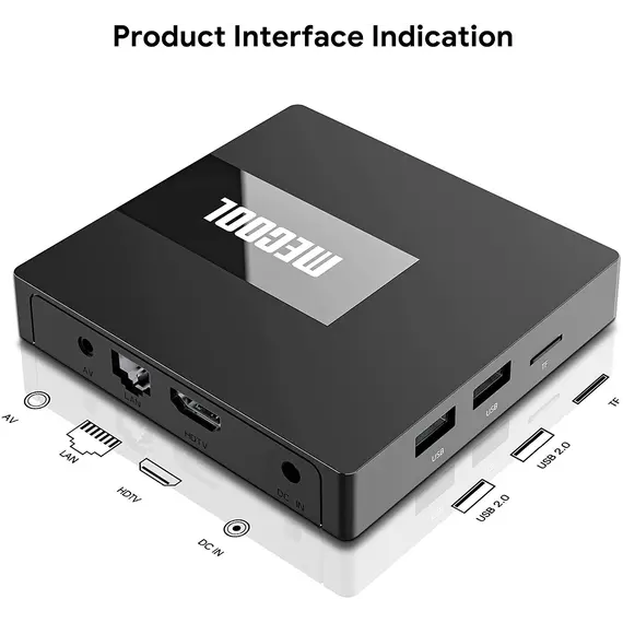 MECOOL KM7 4/64 GB, AMLOGIC S905Y4, ANDROID TV 11, DUAL WIFI, BLUETOOTH GOOGLE CERTIFIED