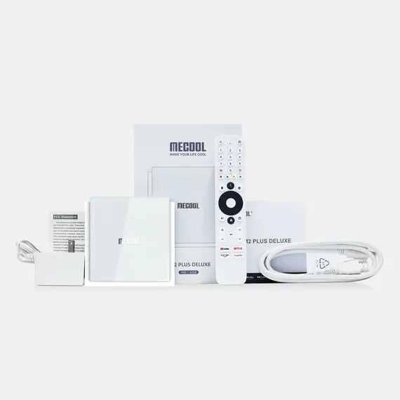 MECOOL KM2+ DELUXE AMLOGIC S905X4-J, CERTIFIED BY NETFLIX 4K AND GOOGLE, DOLBY VISION AND DOLBY ATMOS